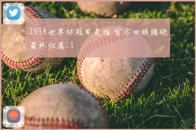 2018世界杯冠军是谁 官方回顾揭晓最终归属_1